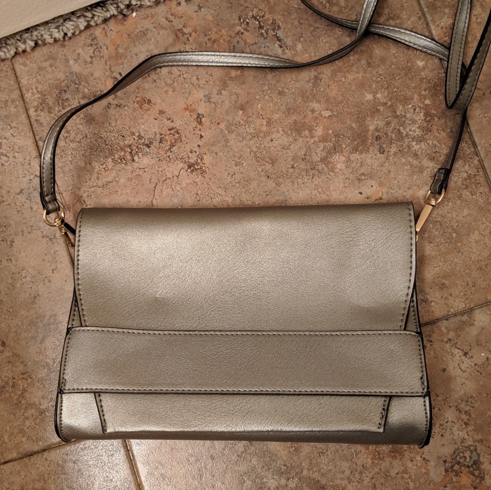 Summer & rose silver purse